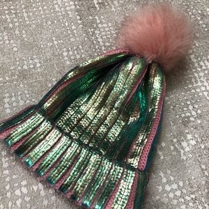 Girl’s Love 2 Design Pink/ Green Hat